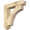 Ekena Millwork Westlake Arts and Crafts Rough Sawn Bracket w/ Offset Brace, Douglas Fir, 6"W x 26"D x 26"H BKT0604X26X26WTL03RDF - alternate 1